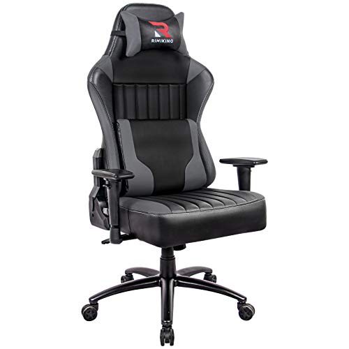 Massage Gaming Chair Big and Tall 350lbs Ergonomic Wide Seat Video Game Chair High Back PC Computer Office Chair E-Sport…