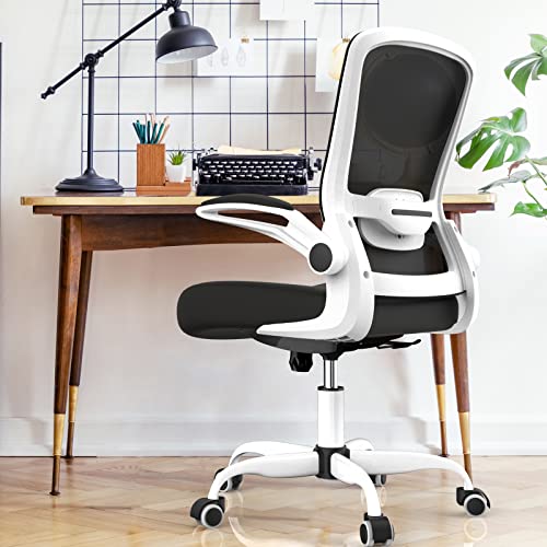 2021 Upgraded Ergonomic Office Chair, Home Office Desk Chairs with Thickened Foam Cushion and Lumbar Support, Swivel Office Desk Chair…