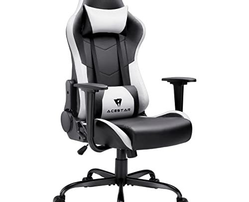 Acestar Gaming Chair,Gamer Chair for Adults,Video Game Chairs,Racing Style Gaming Chairs,Comfortable high Back Adjustable Swivel Gaming Chair 400lbs Weight Capacity…