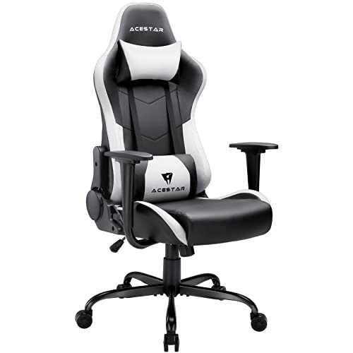 Acestar Gaming Chair,Gamer Chair for Adults,Video Game Chairs,Racing Style Gaming Chairs,Comfortable high Back Adjustable Swivel Gaming Chair 400lbs Weight Capacity…