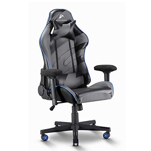 Atelerix Ventris Gaming Chair – PU Leather, Fabric, & Extra Wide Options – Office or Computer Chair – Tilting &…