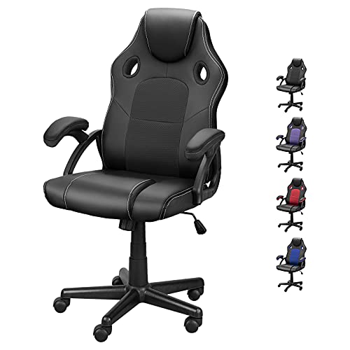 DualThunder Gaming Chairs, Home Office Desk Chairs Clearance, Comfortable Cheap Gaming Office Chairs, Computer Chairs Video Game Chairs, Gaming Chairs…