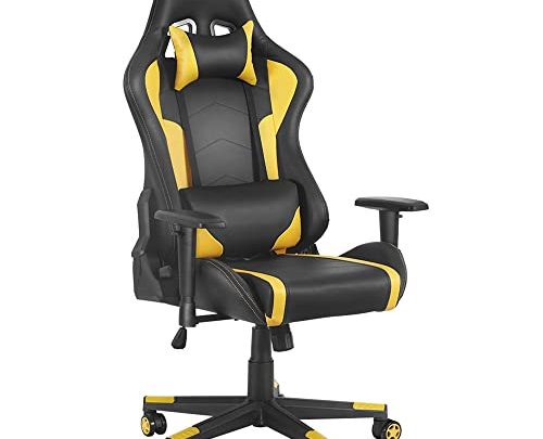 Okeysen Gaming Chair Leather Computer Chairs, Ergonomic Video Game Chairs for Kids Adults, Racing Style High-Back Gamer Chair with Massage,…
