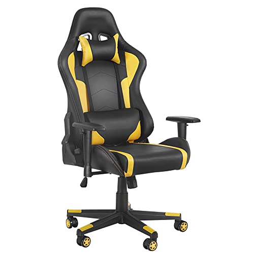 Okeysen Gaming Chair Leather Computer Chairs, Ergonomic Video Game Chairs for Kids Adults, Racing Style High-Back Gamer Chair with Massage,…
