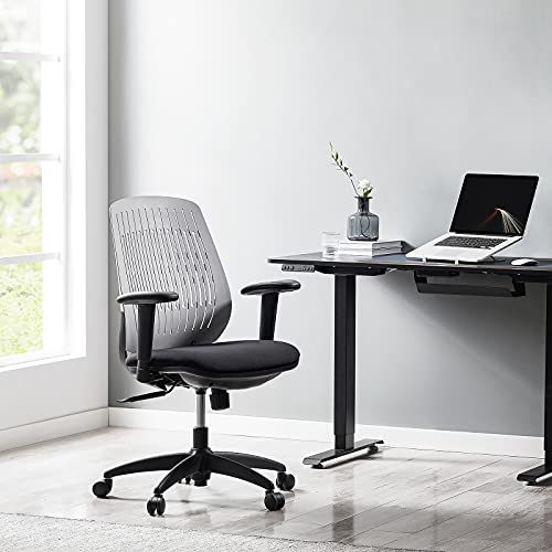 TACRONEY Office Chair Ergonomic, Back Support Home Office Desk Chairs with Adjustable Arm, Comfortable Ergonomic Office Chair, Tilt Back Swivel…