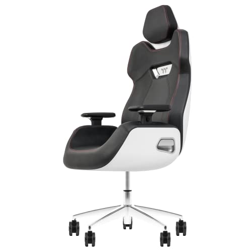 Thermaltake Argent E700 Real Leather Gaming Chair (Glacier White) Design by Studio F∙A∙Porsche, GGC-ARG-BWLFDL-01
