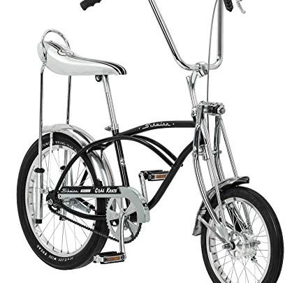 Schwinn Classic Old School Krate Bike, Ape Handlebar and Bucket Saddle, 20-Inch Wheels, Coal
