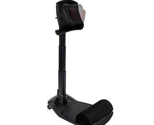 Ergonomic Office Chair for Standing Desk | Adjustable Sit Stand Desk Stool for Home Office and Workstations [Bonus Lumbar Massager…