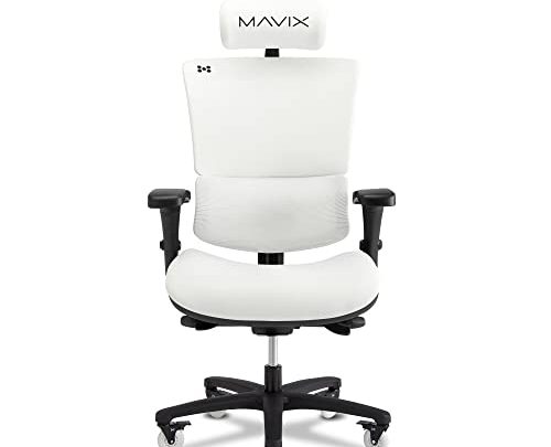 MAVIX – M9 Gaming Chair White/White