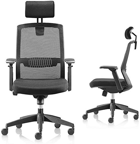 Ergonomic Office Chair, High Back Home Office Desk Chair, Adjustable Mesh Chair, Tilt Back & Lifted Armrest
