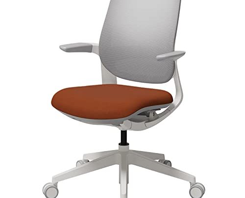 SIDIZ T25 Petite Ergonomic Home Office Chair with Adjustable Height, Comfortable Swivel Computer Mesh Chair for Short People, Auto Fit…