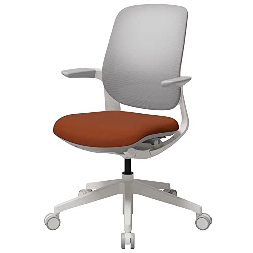 SIDIZ T25 Petite Ergonomic Home Office Chair with Adjustable Height, Comfortable Swivel Computer Mesh Chair for Short People, Auto Fit…