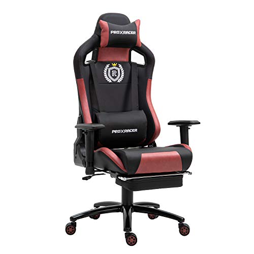 Walsport Reclining Gaming Chair with Footrest High Back Computer Chair Back Support Office Chair Ergonomic Video Game Chairs for Teens…