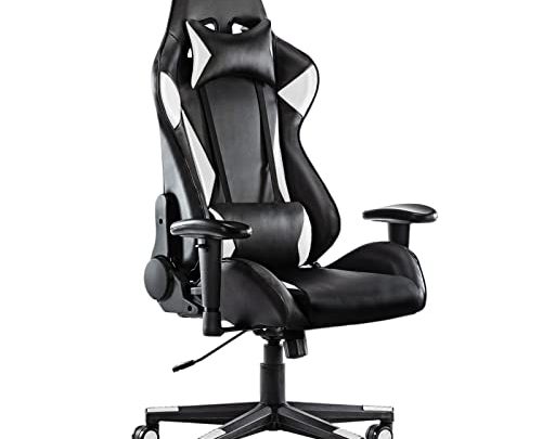 Gaming Chair – Racing Office Computer Ergonomic Video Game Chair with Headrest and Lumbar Pillow