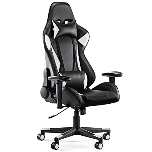 Gaming Chair – Racing Office Computer Ergonomic Video Game Chair with Headrest and Lumbar Pillow