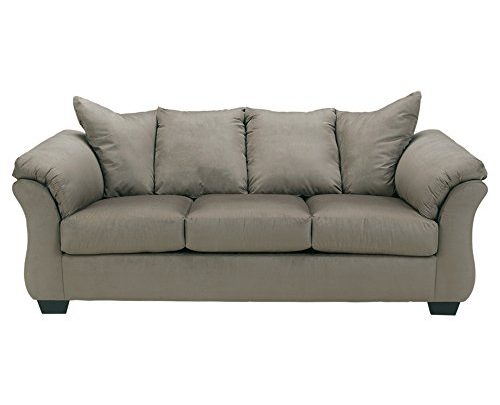 Signature Design by Ashley Darcy Casual Upholstered Sofa, Grayish Brown