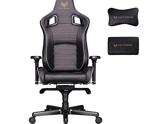 Victorage Ergonomic Executive Office Chair, High Back Gaming Chair with Premium PU Leather, Swivel Computer Chair with Lumbar Support and…