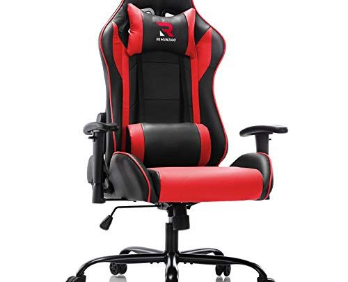 Massage Gaming Chair Office Chair Racing Style Reclining Computer Chair High Back Desk Chair Ergonomic Adjustable E-Sport Swivel Task Chair…