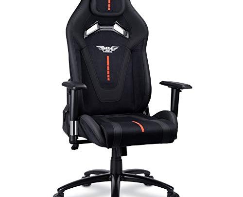 Acethrone Gaming Chair, Racing Style High Back PU Leather Computer Desk Chair with Headrest and Lumbar Support, Adjustable Armrest 360°…