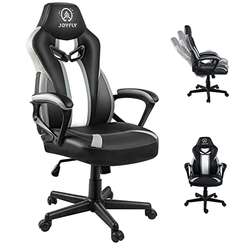 Gamer Chair, JOYFLY Gamer Chair for Adults, Gaming Chair Ergonomic PC Chair with Lumbar Support (Black)