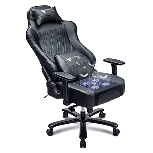 Gaming Chair FANTASYLAB Big and Tall Gaming Chair 400lb Air-Cooling System Copmputer Chair with 4 USB Cooling Fans 3D Adjustable…