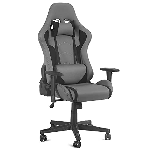 Okeysen Gaming Chair Fabric Computer Chairs, Ergonomic Video Game Chairs for Kids Adults, Racing Style High-Back Gamer Chair with Massage,…