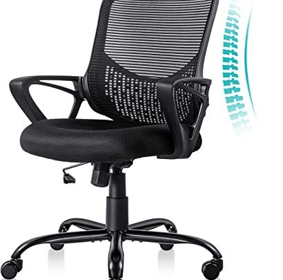 Ergonomic Office Chair Mesh Back Office Desk Chair Computer Chair Mid Back Task Chair for Home Office Gaming