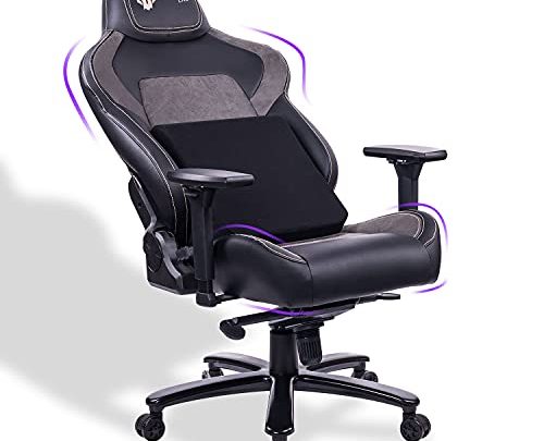 FANTASYLAB Big and Tall Gaming Chair for Big Guys, Gamer Chair Adults Office Gaming Chair 400 lb Weight Capacity Rocking…