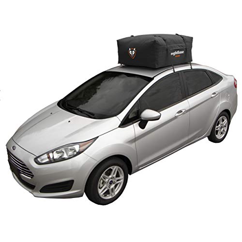 Rightline Gear Range Jr Car Top Carrier, 10 cu ft Sized for Compact Cars, Weatherproof +, Attaches With or Without…