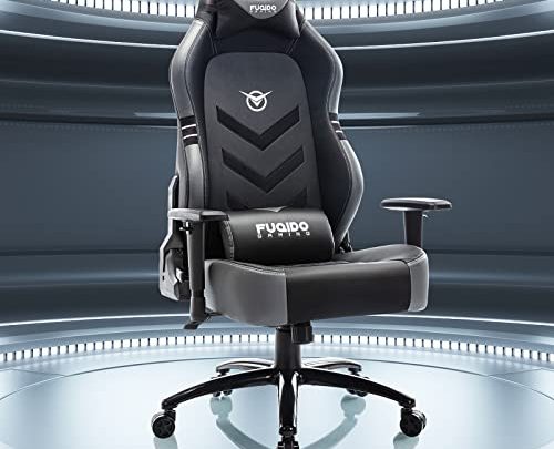 Big and Tall Gaming Chair 350lbs-Racing Style Computer Gamer Chair,Ergonomic Desk Office PC Chair with Wide Seat, Reclining Back, Adjustable…