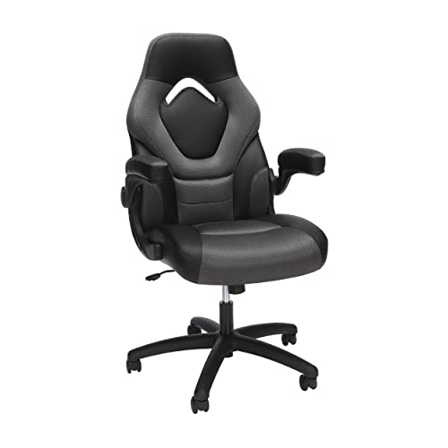 OFM Essentials Collection Racing Style Gaming Chair, High Back, Gray