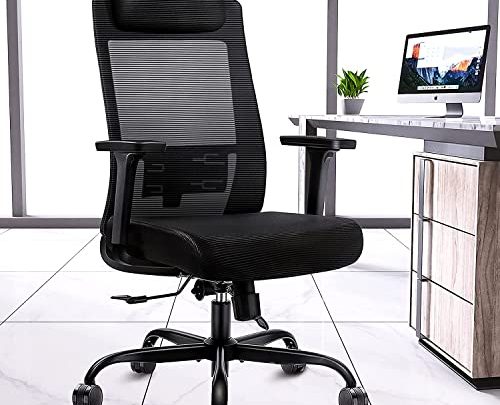 Ergonomic Office Chair Computer Desk Chairs – Mesh Home Office Desk Chairs with Lumbar Support & 3D Adjustable Armrests (High…