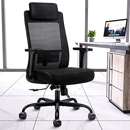 Ergonomic Office Chair Computer Desk Chairs – Mesh Home Office Desk Chairs with Lumbar Support & 3D Adjustable Armrests (High…
