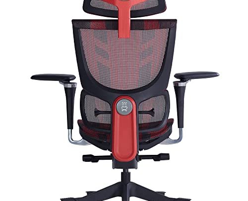 Admiral Insignia by REALM OF THRONES – Mesh Ergonomic Gaming Chair, 5D Rotary Armrests, Seat-Depth and Backrest Height Extendable, Adaptive…