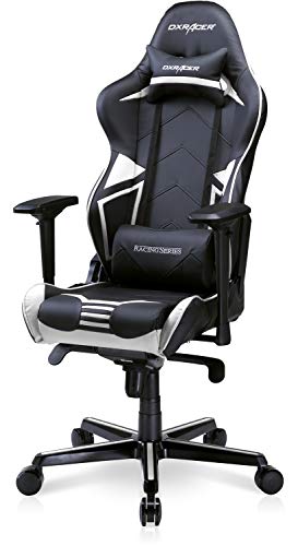 DXRacer OH/RV131 Ergonomic Home Office Armchair Comfortable Desk Recliner High Backrest Computer Seat | Height Swivel, 4D Armrest, Pro Vinyl…