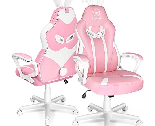 Pink Gaming Chair, Computer Gaming Chair for Adults Teens Kids JOYFLY Gamer Chair Video Game Chairs, Silla Gamer Ergonomic PC…