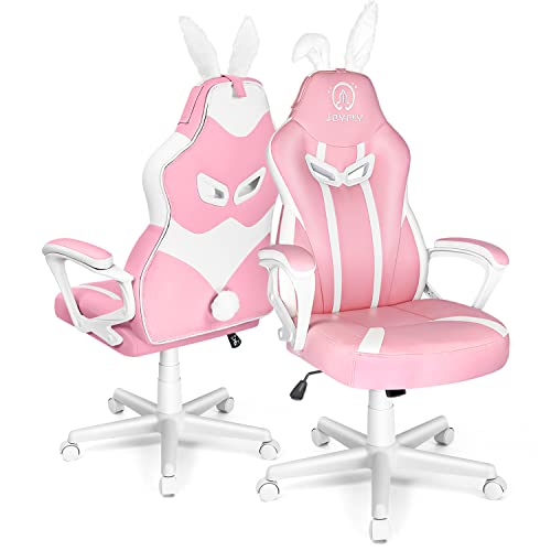 Pink Gaming Chair, Computer Gaming Chair for Adults Teens Kids JOYFLY Gamer Chair Video Game Chairs, Silla Gamer Ergonomic PC…