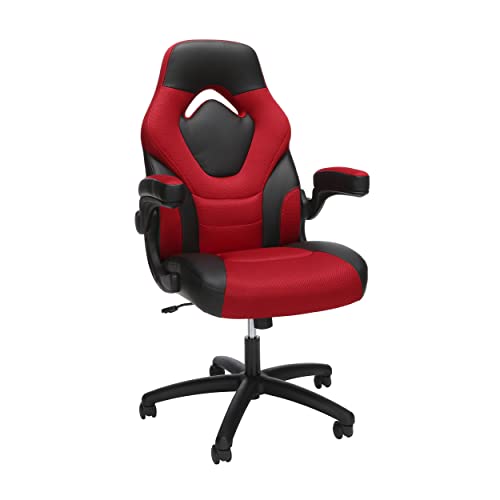 OFM Racing Style Gaming Chair, High Back, Red