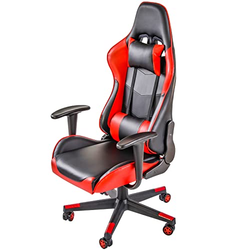 DlandHome Ergonomic Gaming Chair Office Chair Reclining Computer Chair with Headrest and Lumbar Support, Adjustable Height Swivel Task Chair Support…