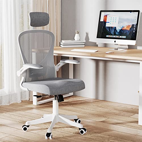 H HOH-Tech Ergonomic Office Chair, Home Office Desk Chairs – Rolling Office Chair with Adjustable Headrest and Lumbar Support with…