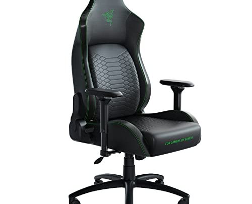 Razer Iskur XL Gaming Chair: Ergonomic Lumbar Support System – Multi-Layered Synthetic Leather Foam Cushions – Engineered to Carry -…