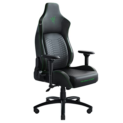 Razer Iskur XL Gaming Chair: Ergonomic Lumbar Support System – Multi-Layered Synthetic Leather Foam Cushions – Engineered to Carry -…
