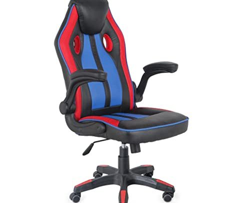 Comfty CFTYGC655 Chairs, Red/Black/Blue