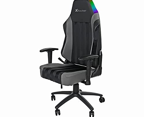 X Rocker 0780401 Sigma RGB PC Chair 2.0 BT X, 24.41″ x 20.87″ x 49.8″, Black