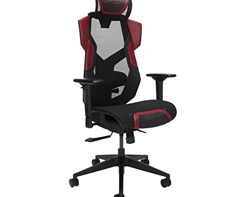 RESPAWN FLEXX Mesh Gaming Chair With Lumbar Support, Recline/Tilt Tension Controls, Adjustable Arms, 300lb Max Weight With Wheels for Computer/Desk/Office,…