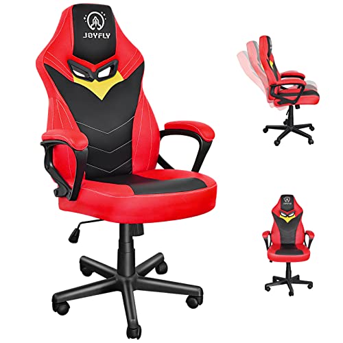 Gamer Chair,JOYFLY Gamer Chair Silla Gamer, Gaming Chairs for Teens Ergonomic PC Chair with Lumbar Support (RED