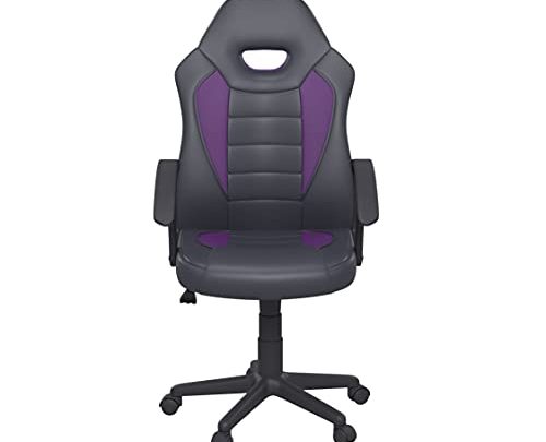 Lifestyle Solutions Henry Gaming Chair, Deep Purple