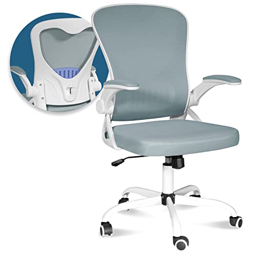 MUZII Mesh Office Chair, Ergonomic Mesh Office Chair with Lumbar Support, Desk Chair with Wheels, Task Chair with Arms Executive…