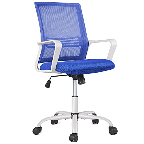 Office Chair, Desk Chair Ergonomic Office Chair Computer Chair, Home Office Desk Chairs with Wheels Mesh Office Chair, Rolling Task…