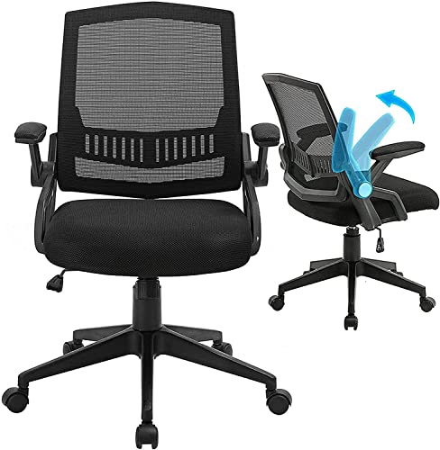 ANACCI Office Chair, Desk Chair with 5 Years Warranty, Mid-Back Computer Chair with Ergonomic Backrest & Soft Seat for Pain…